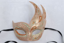 Venetian Mask - Classical Ray Mask - Orange