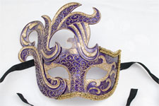 Venetian Mask - Coraggio Donna - Purple