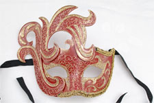 Venetian Mask - Coraggio Donna - Red