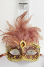 Venetian Mask - Brazilian Princess - Brown