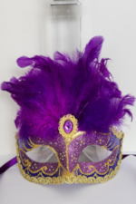 Venetian Mask - Brazilian Princess - Purple
