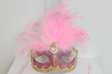 Venetian Mask - Brazilian Princess - Pink