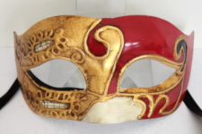 Venetian Mask - Corsara - Red